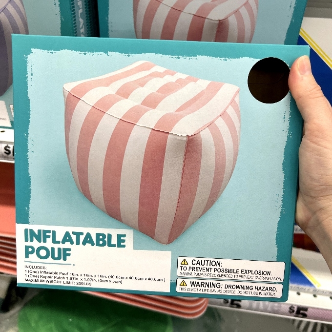 inflatable pouf