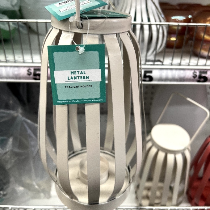 metal lantern tealight holder