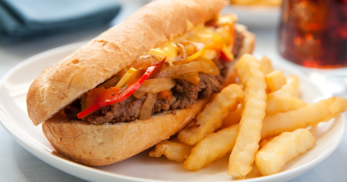 cheesesteak sandwich