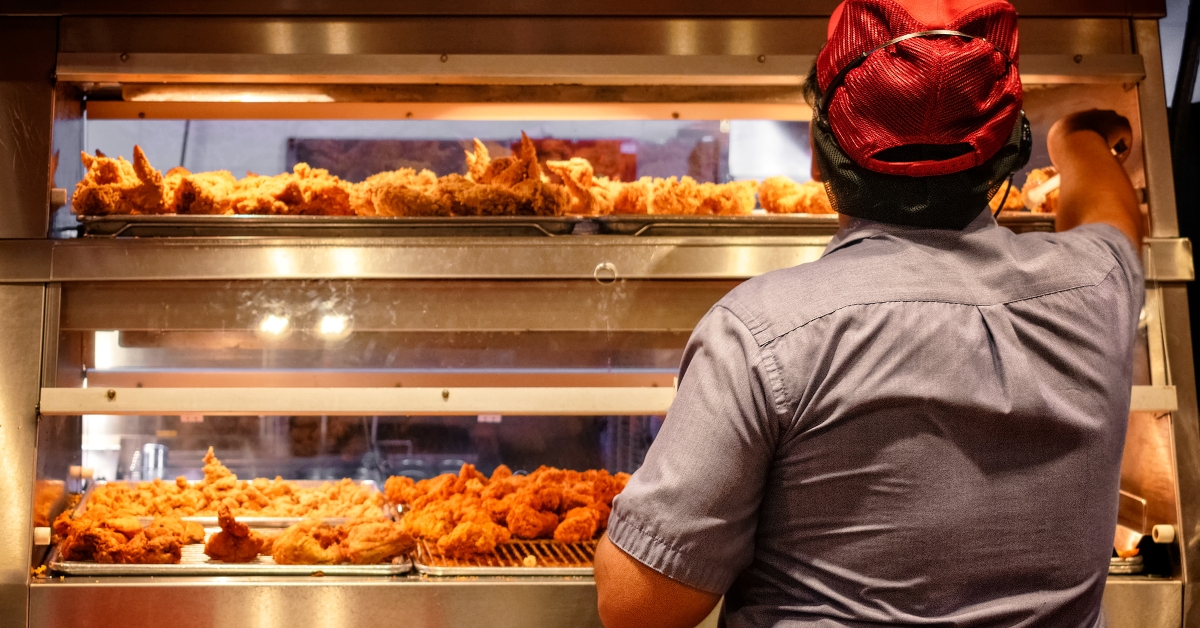 fast food kitchen
