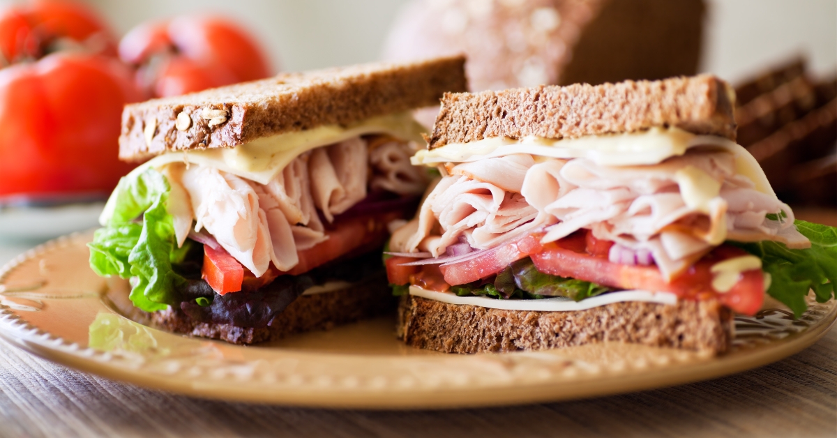 sliced roast turkey