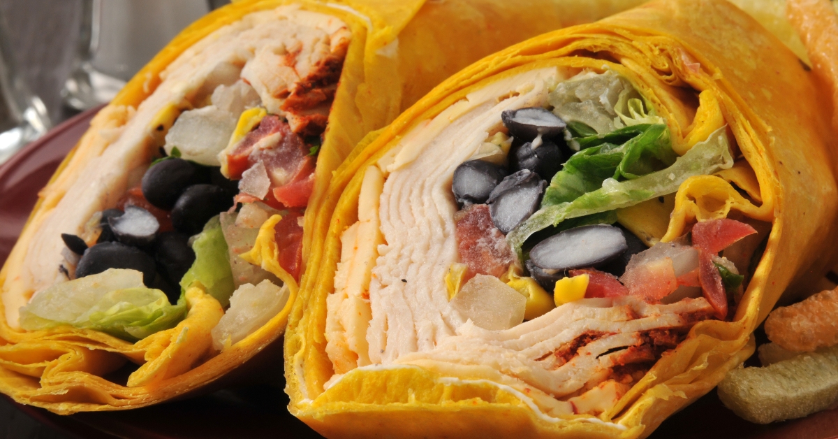 southwest chipotle chicken wrap