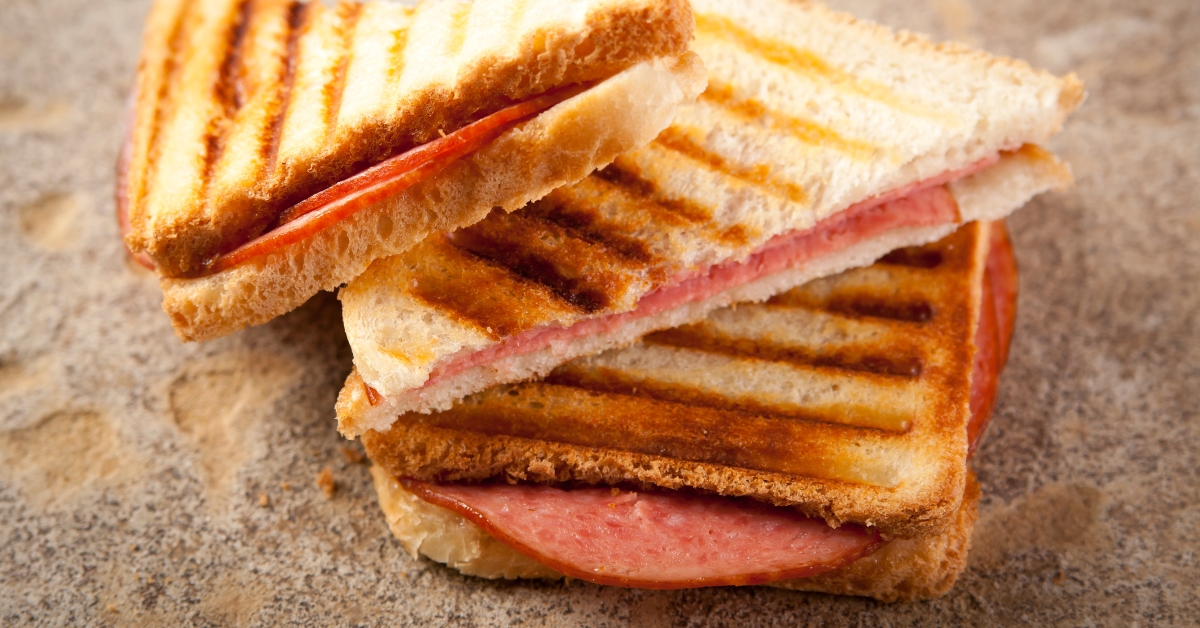 toasted salami sandwich
