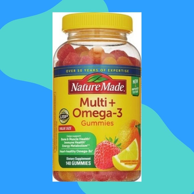A bottle of Nature Made vitamins