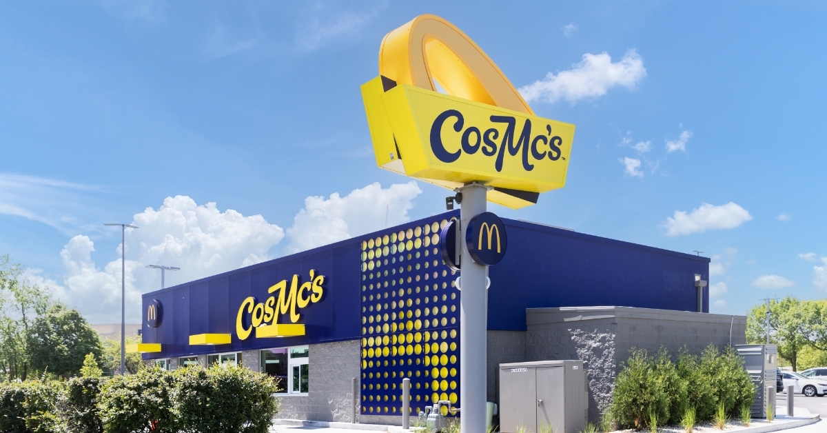 CosMc's small format restaurant drive thru 