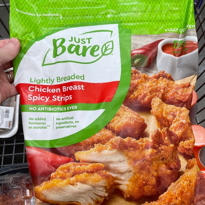 chicken breast spicy strips