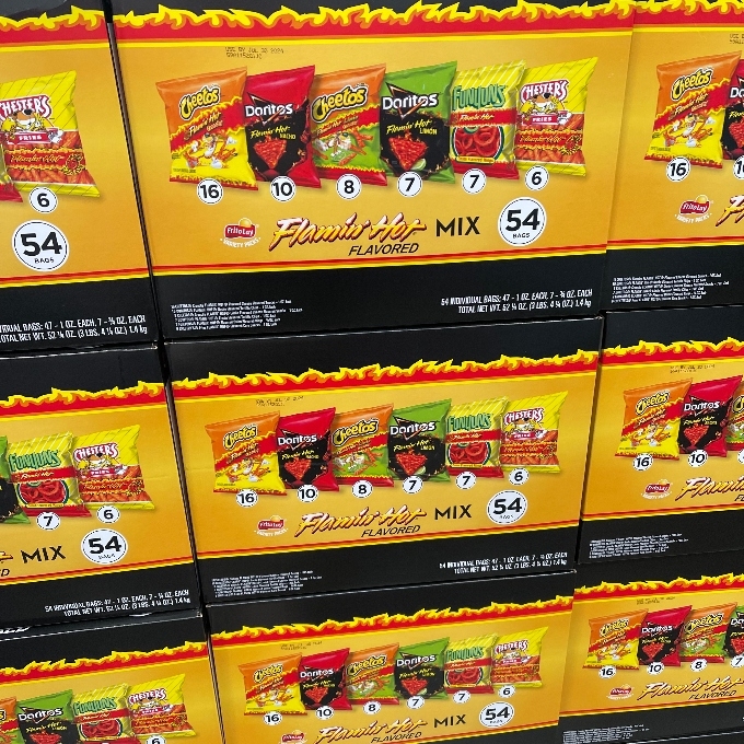 frito-lay flamin’ hot flavored chips mix 