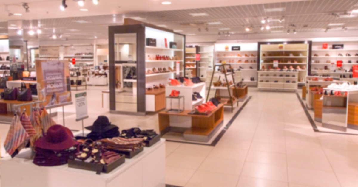 clothing store displaying woman's fashion