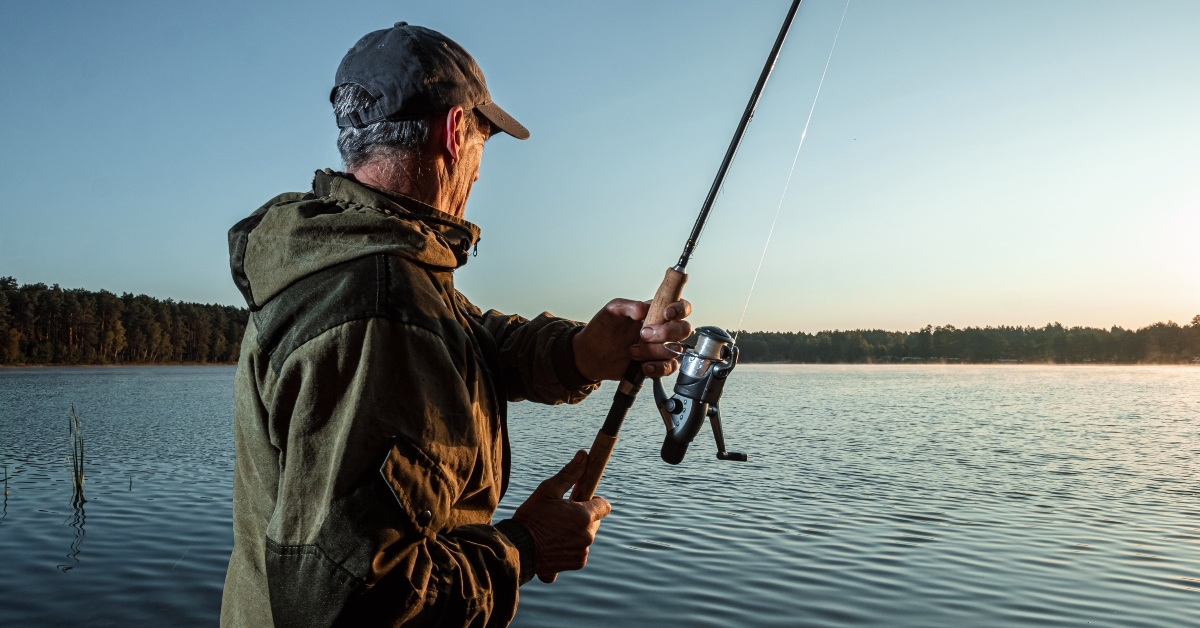 fisherman at dawn