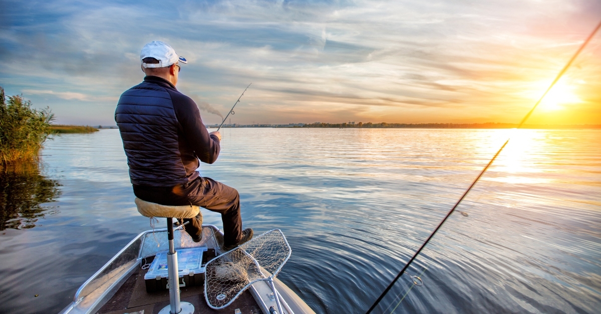 fisherman in a boat