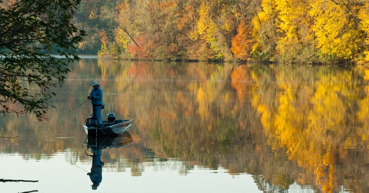 fishing in the fall