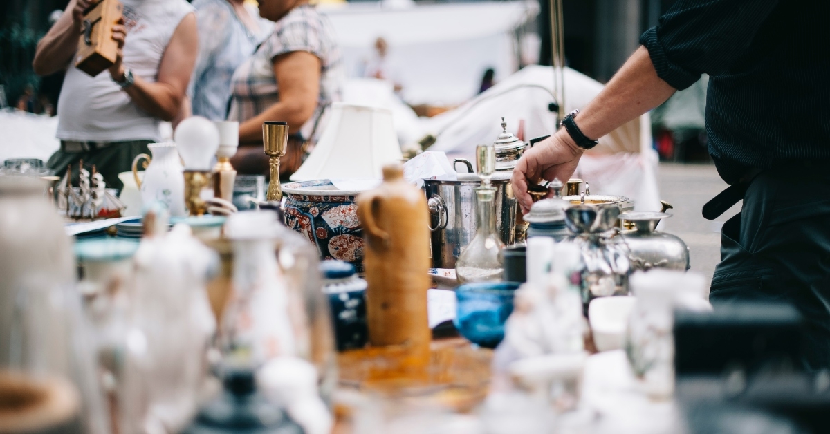 antique pans and pots in sweden