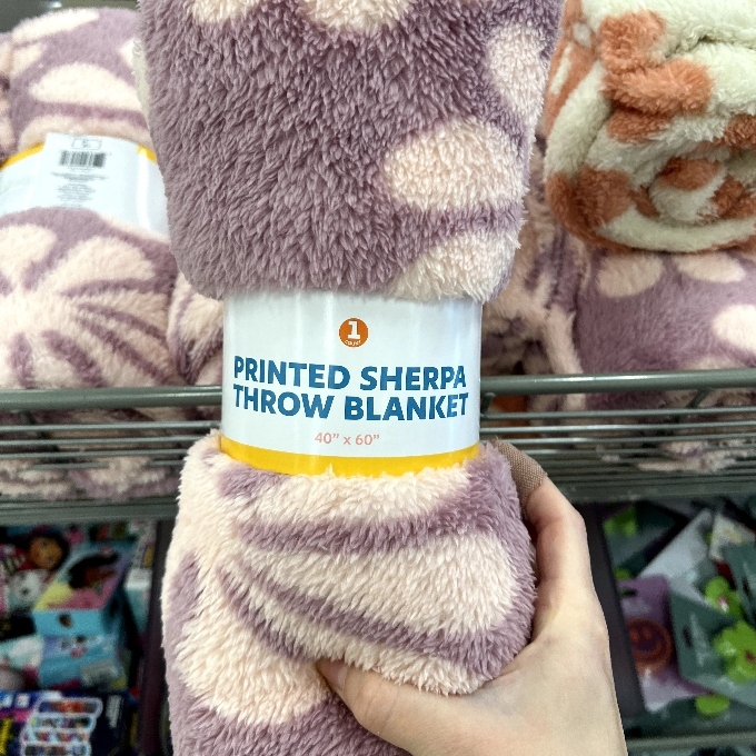 Bullseye’s Playground Printed Sherpa Throw Blanket
