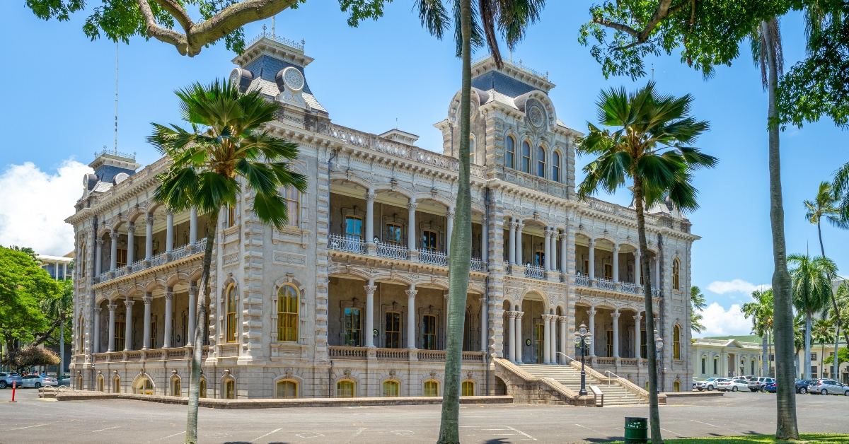 Iolani palace in honolulu