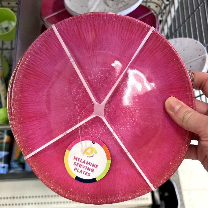 Melamine Serving Plates 4-Pack