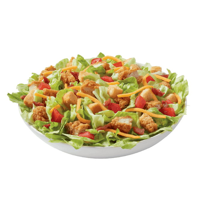 crispy chicken strips salad bowl