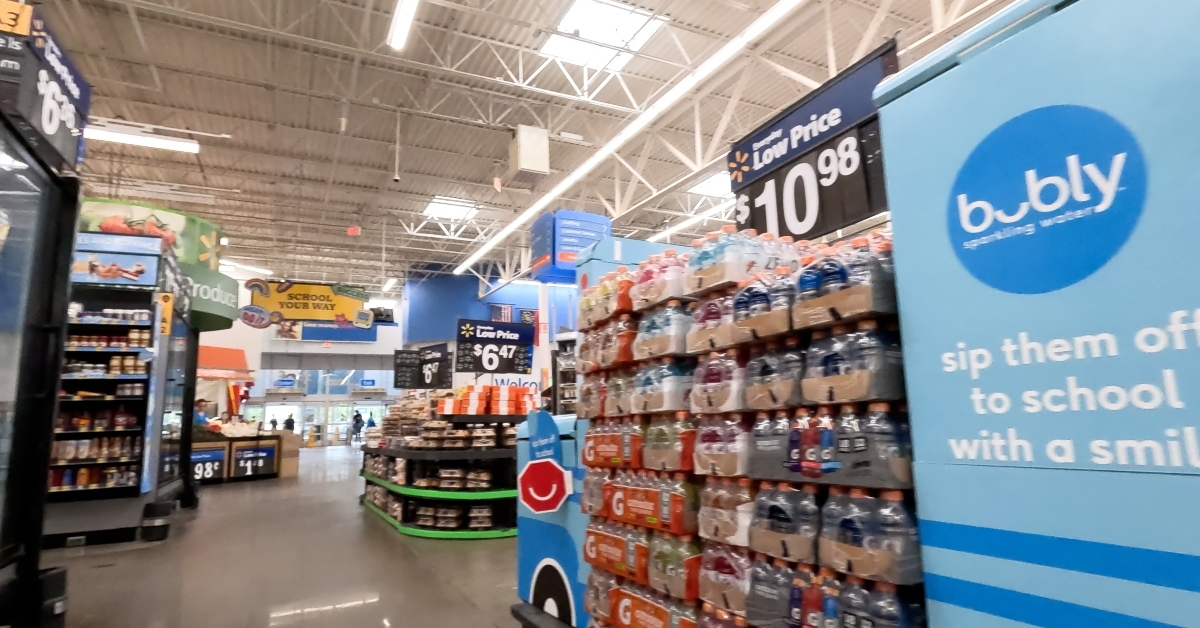walmart grocery store interior 