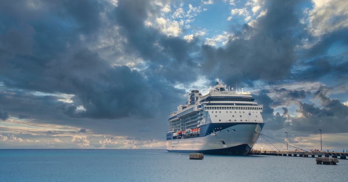 massive luxury cruise ship
