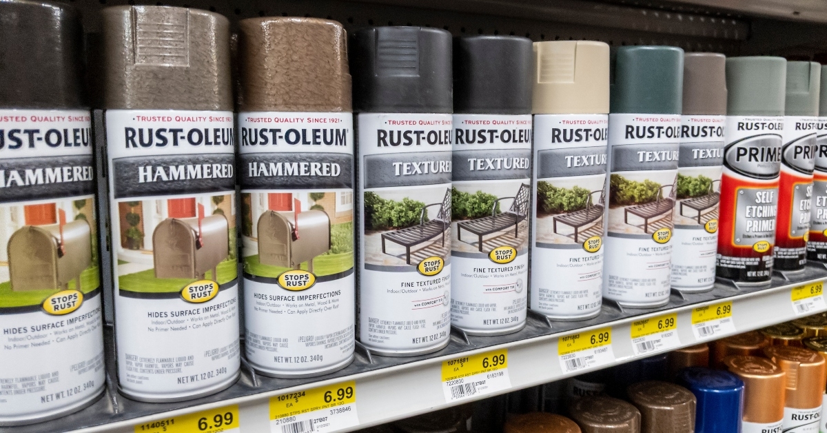 spray paint aisle