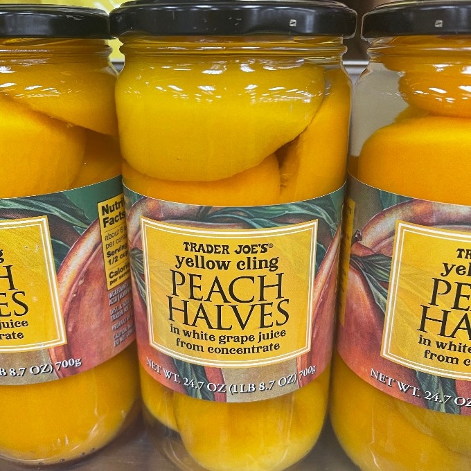 peach halves slices