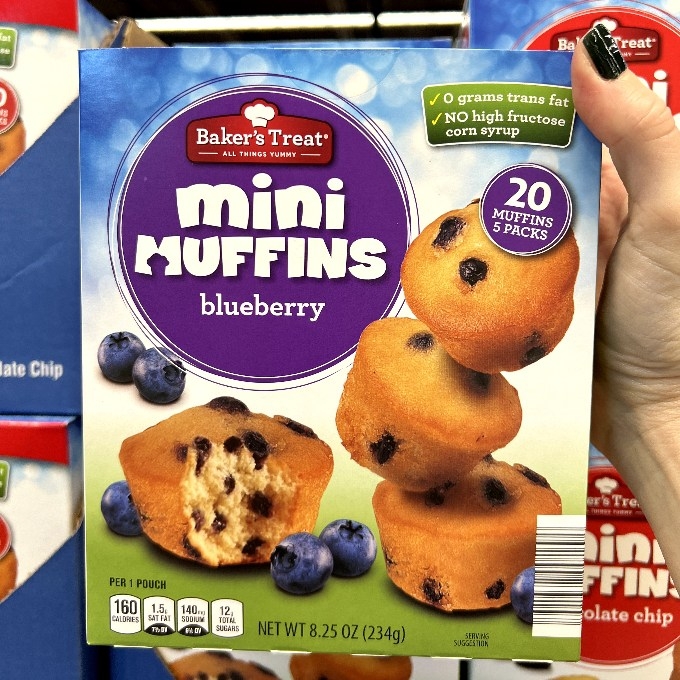 Baker’s Treat Blueberry Mini Muffins