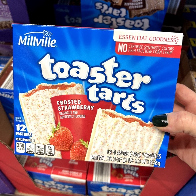 Millville Frosted Strawberry Toaster Tarts
