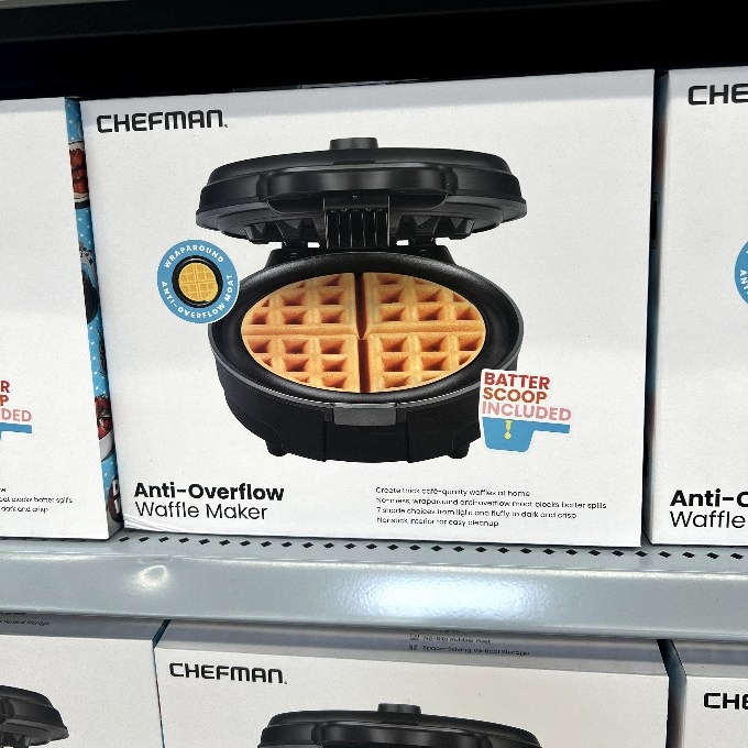 anti-overflow waffle maker