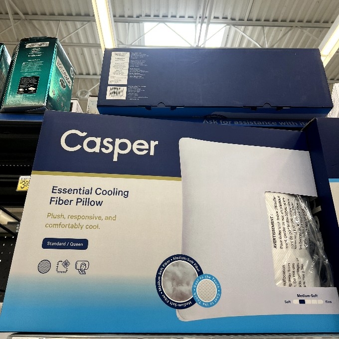 essential cooling fiber pillow