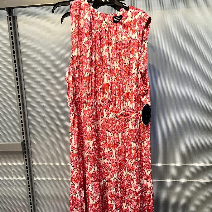 sleeveless handkerchief hem dress