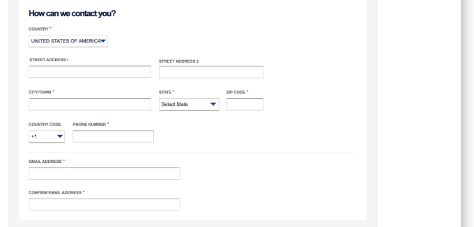 Southwest how can we contact you page.