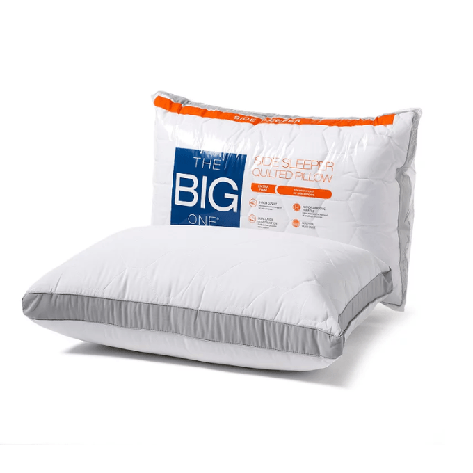 quilted side sleeper bed pillow