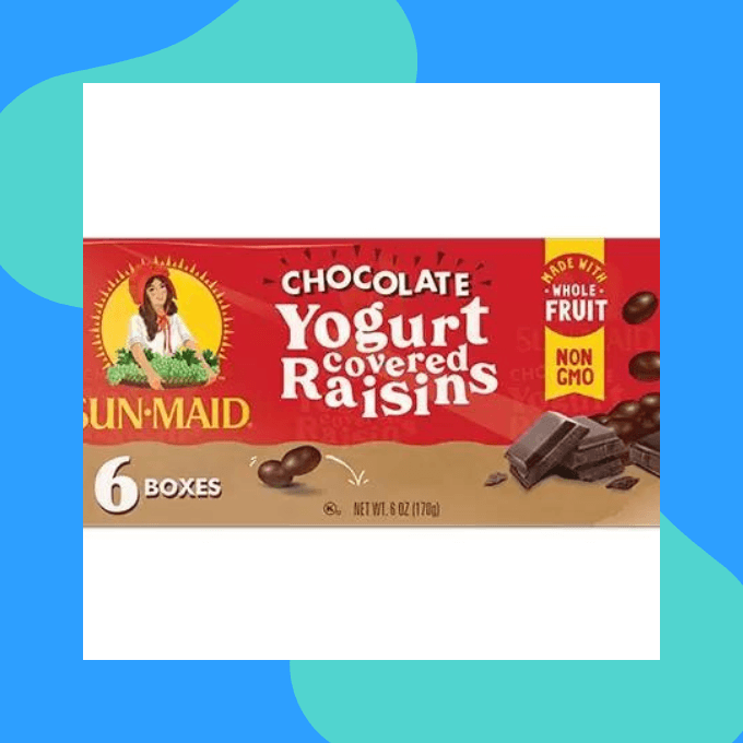 Chocolate covered raisins