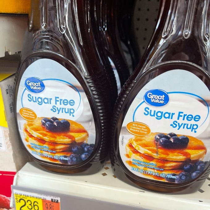 sugar free syrup