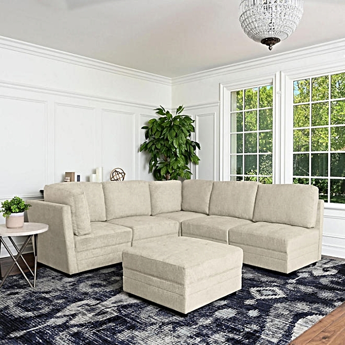 6-piece modular sectional