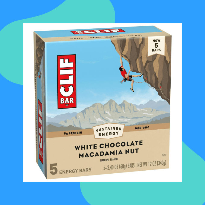 White chocolate macadamia nut Cliff Bars