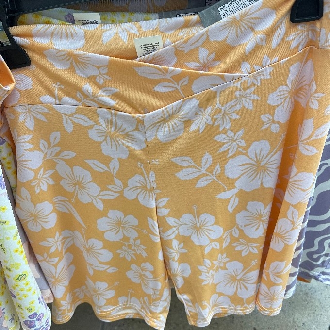 fitness floral bike shorts