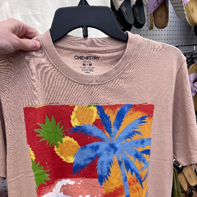 tropical vacation graphic t-shirt