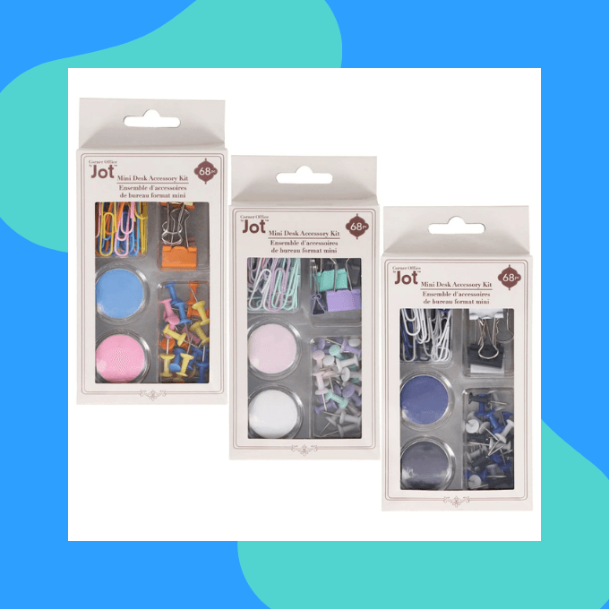 Desk accessory kits