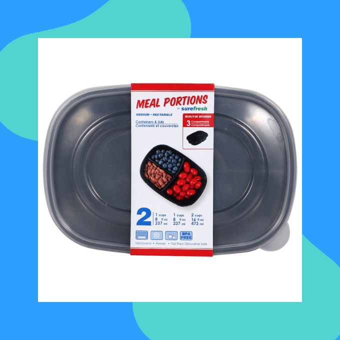 Sectioned meal containers 