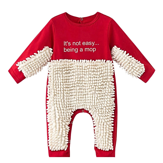 baby mop romper