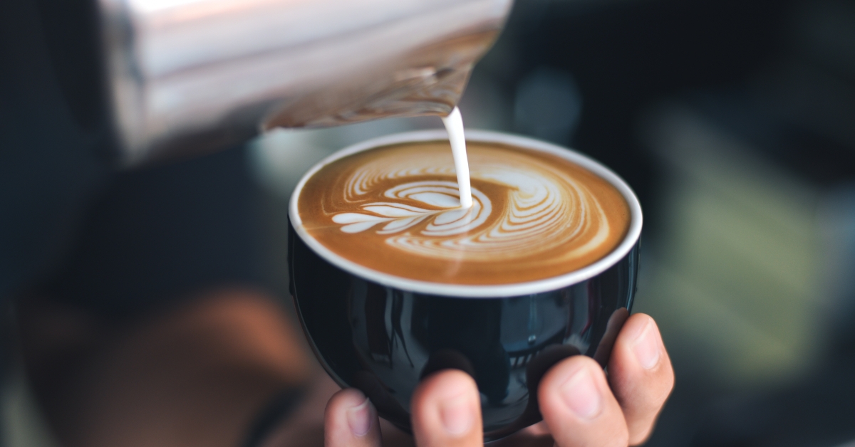 coffee latte art make