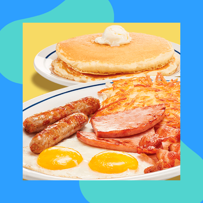 IHOP breakfast combo plate