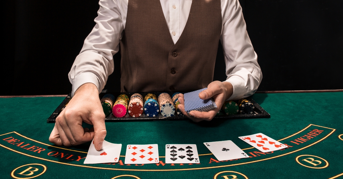 playing cards and chips