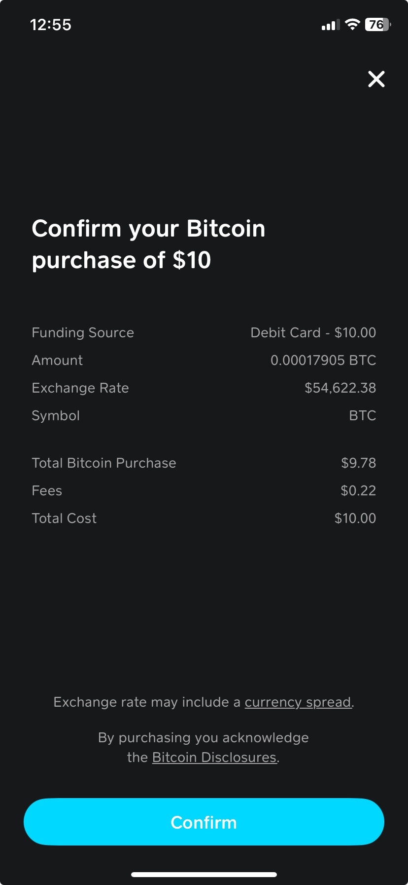 Cash app fee bitcoin purchase. 