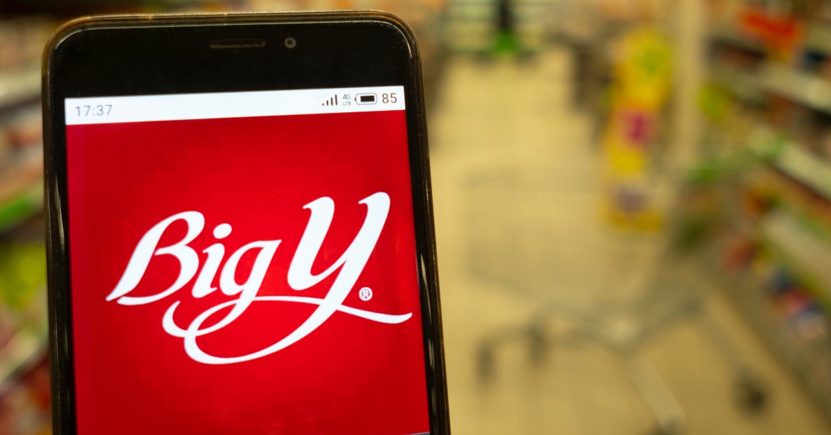 big y logo on smartphone