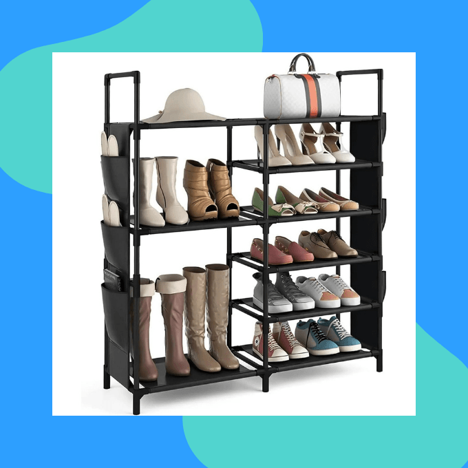 6-tier shoe rack