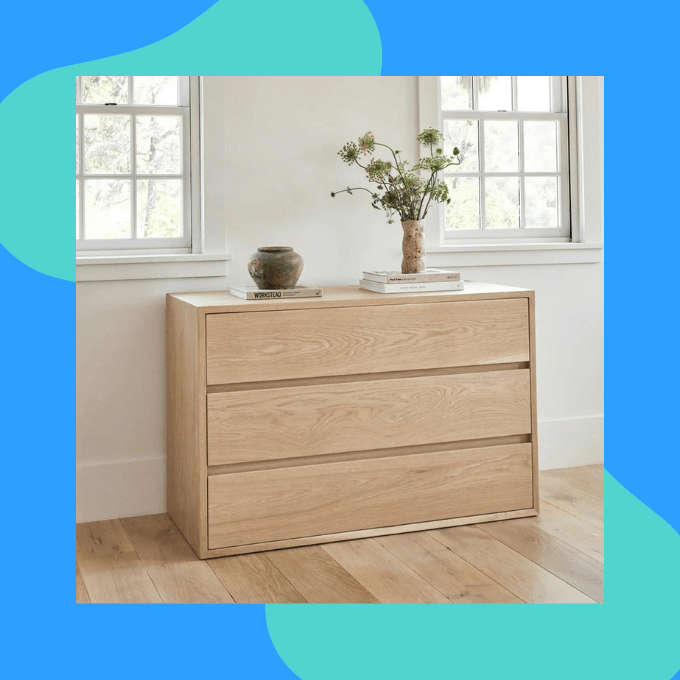 Solid oak dresser