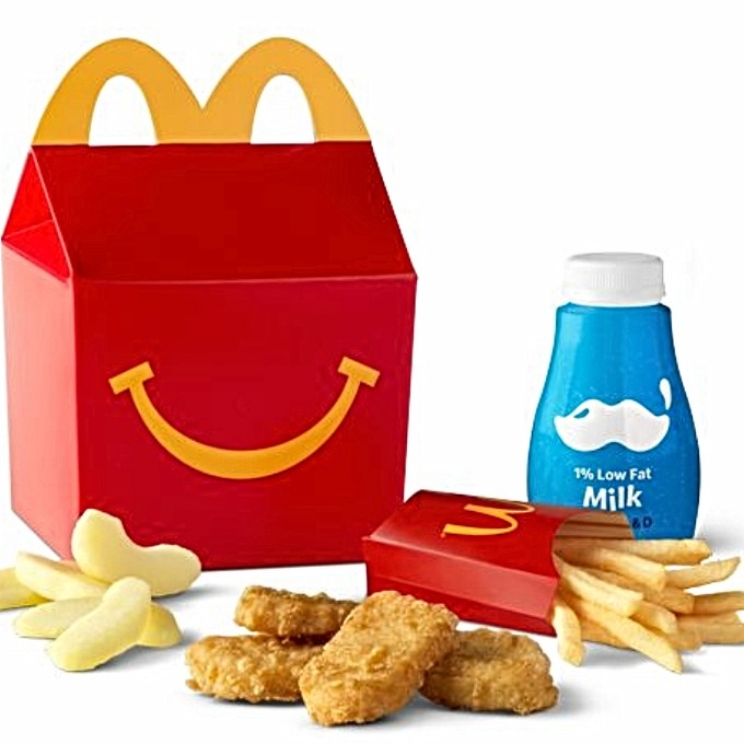 4 Piece Chicken McNuggets Happy Meal