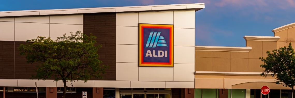 aldi at dusk