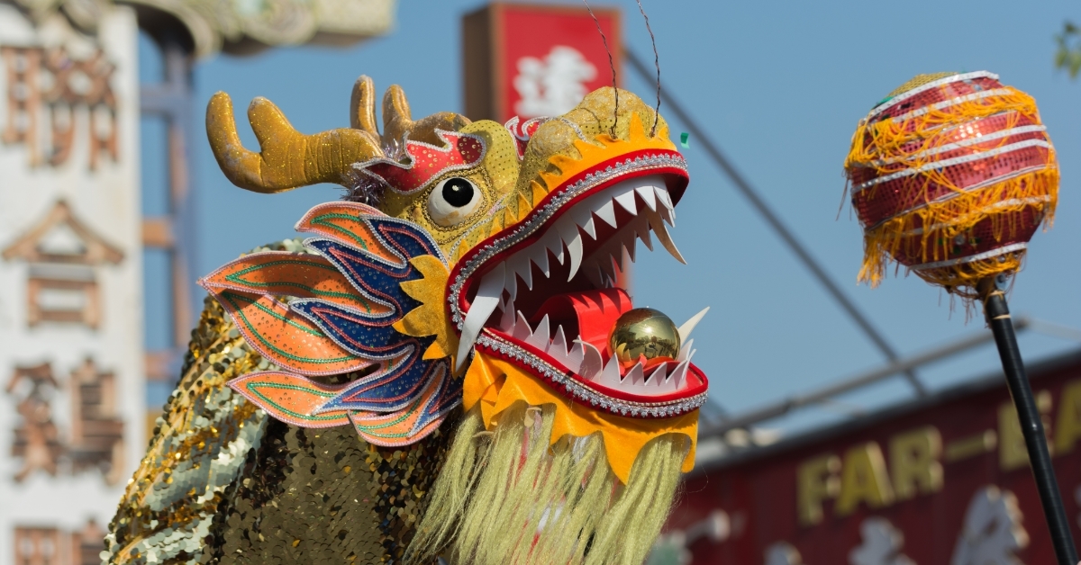 dragon at 117th Golden Dragon Parade